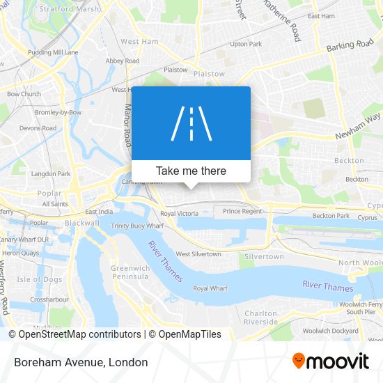 Boreham Avenue map