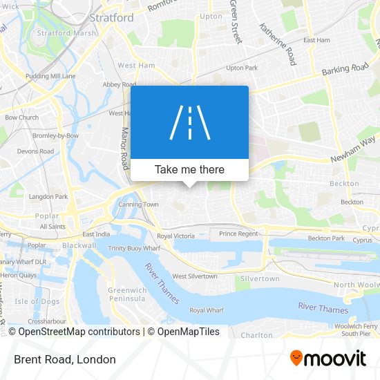Brent Road map