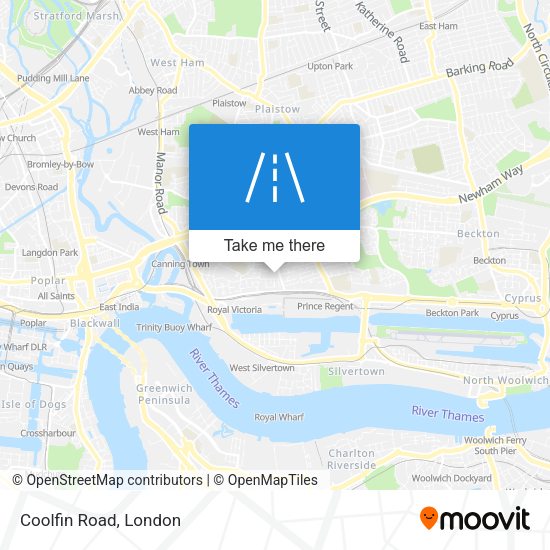 Coolfin Road map