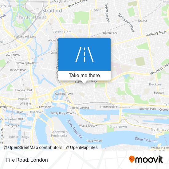 Fife Road map