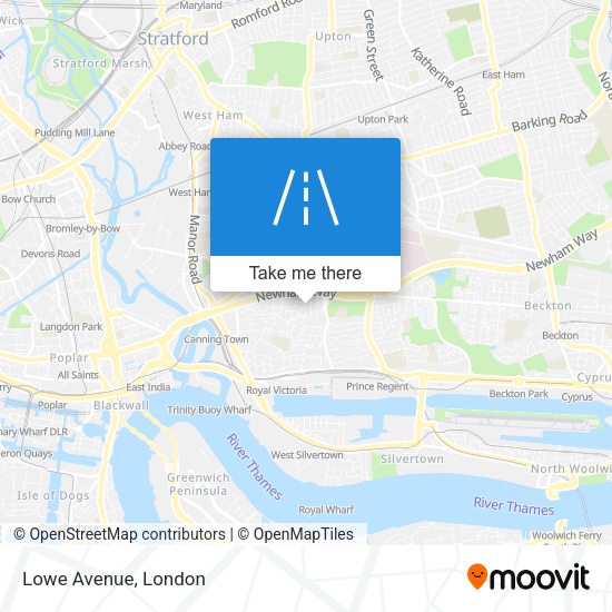 Lowe Avenue map