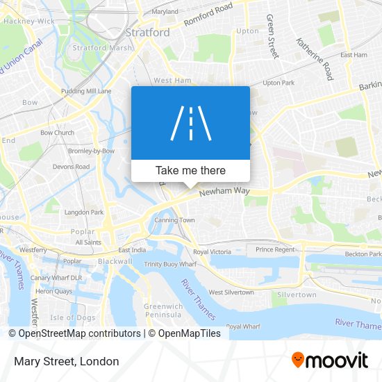 Mary Street map