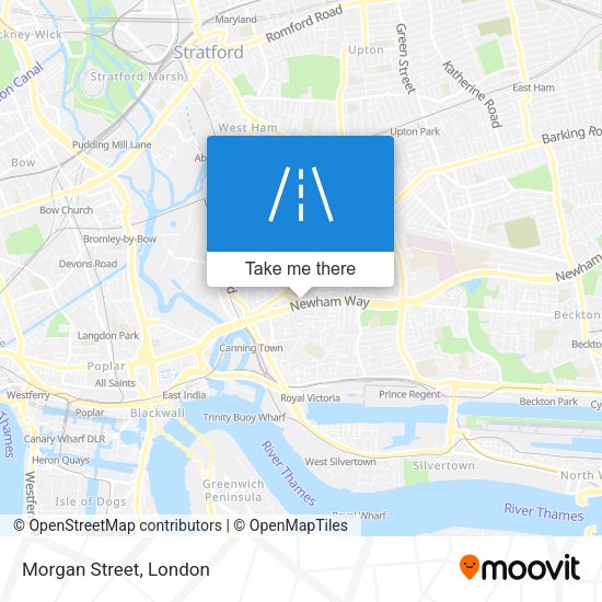Morgan Street map