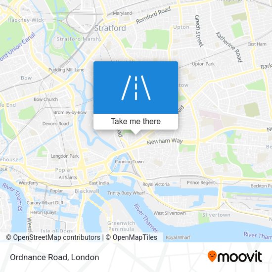 Ordnance Road map