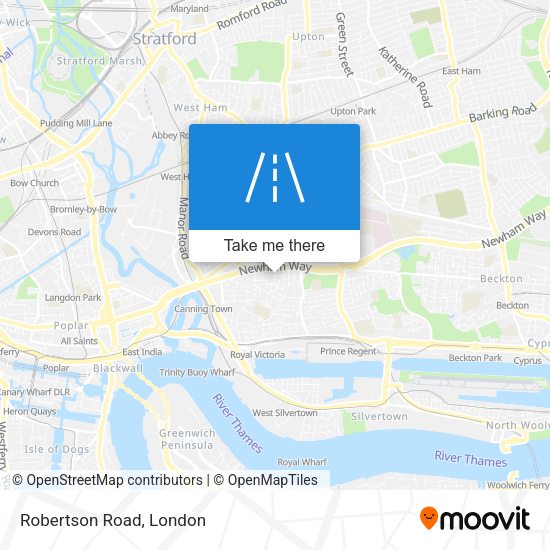 Robertson Road map