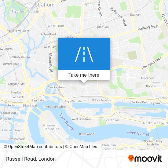 Russell Road map