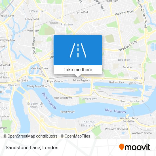Sandstone Lane map