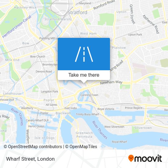 Wharf Street map