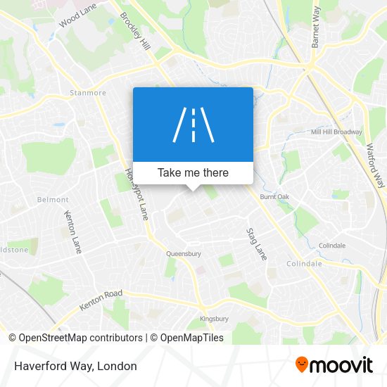 Haverford Way map