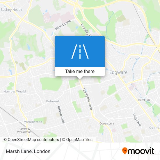 Marsh Lane map