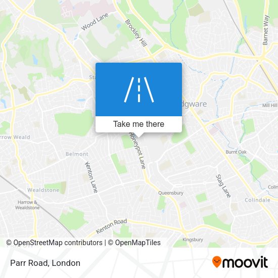 Parr Road map