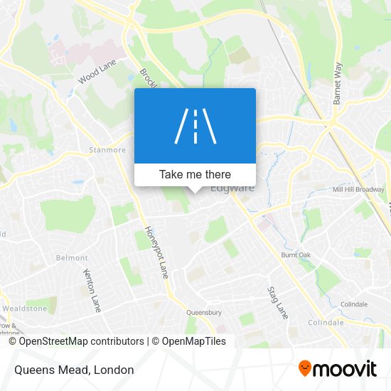 Queens Mead map