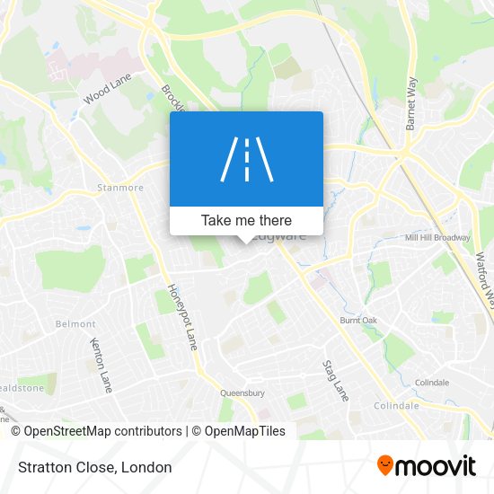 Stratton Close map