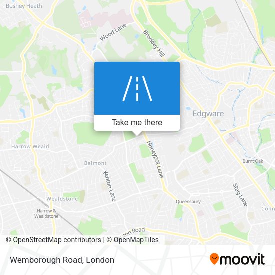 Wemborough Road map