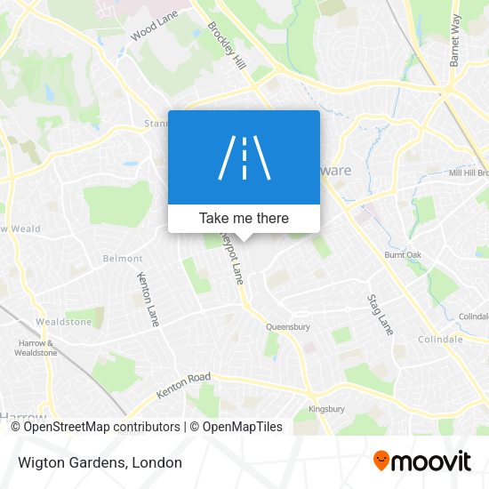 Wigton Gardens map