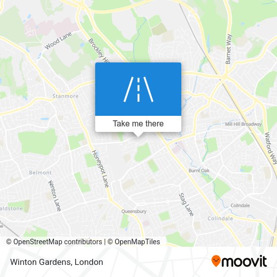 Winton Gardens map