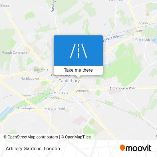 Artillery Gardens map