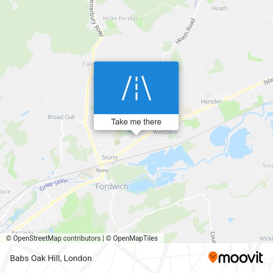 Babs Oak Hill map
