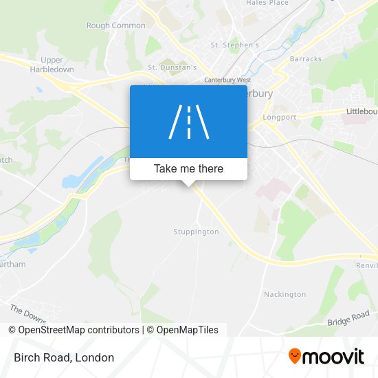 Birch Road map
