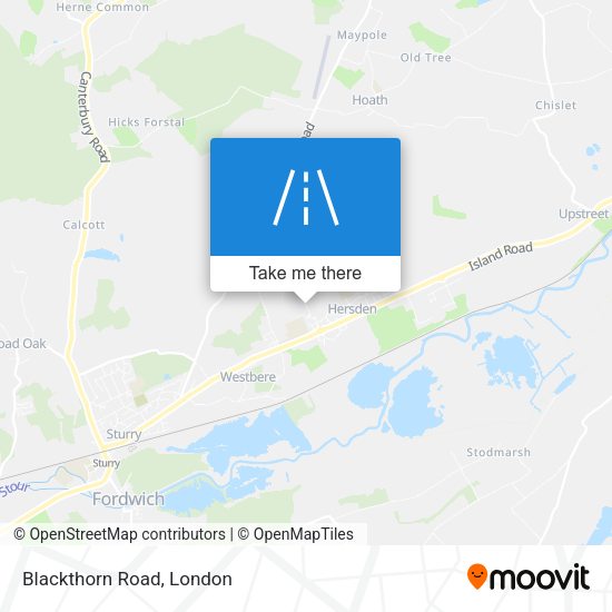 Blackthorn Road map