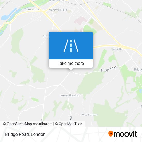 Bridge Road map