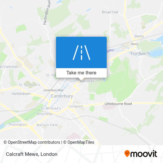 Calcraft Mews map