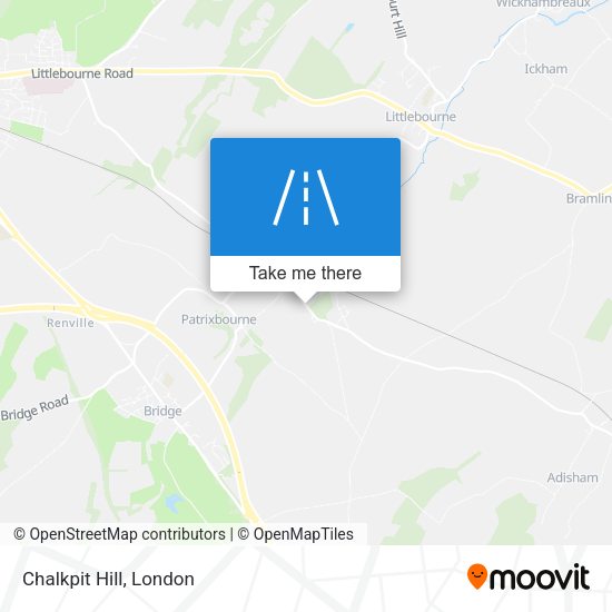 Chalkpit Hill map