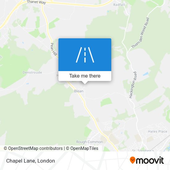 Chapel Lane map