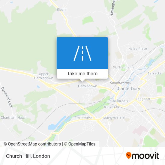Church Hill map