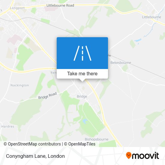Conyngham Lane map