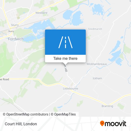 Court Hill map