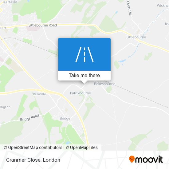 Cranmer Close map