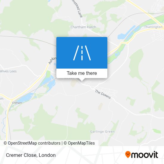 Cremer Close map