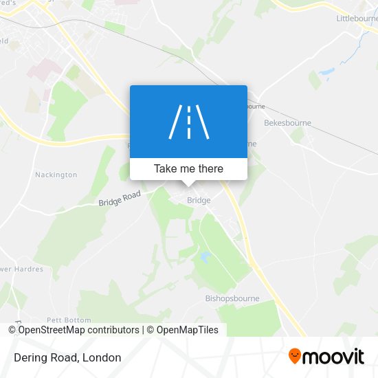 Dering Road map
