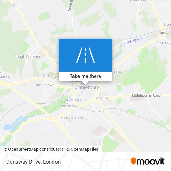 Donsway Drive map