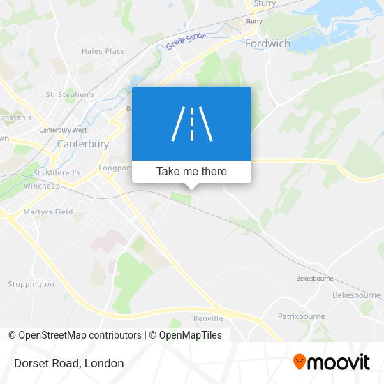 Dorset Road map