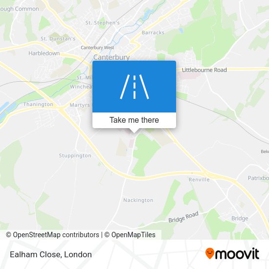 Ealham Close map