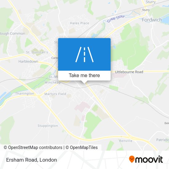 Ersham Road map