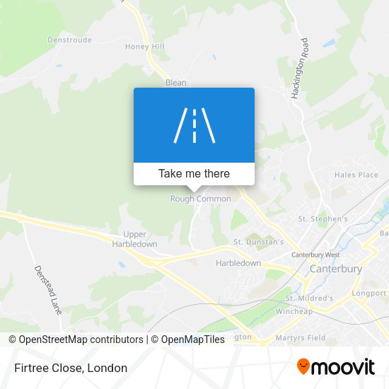 Firtree Close map