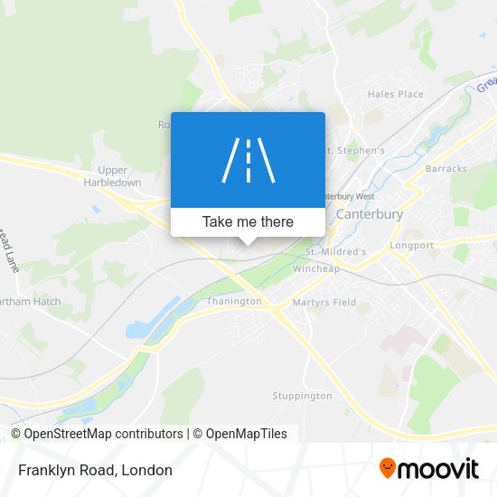 Franklyn Road map