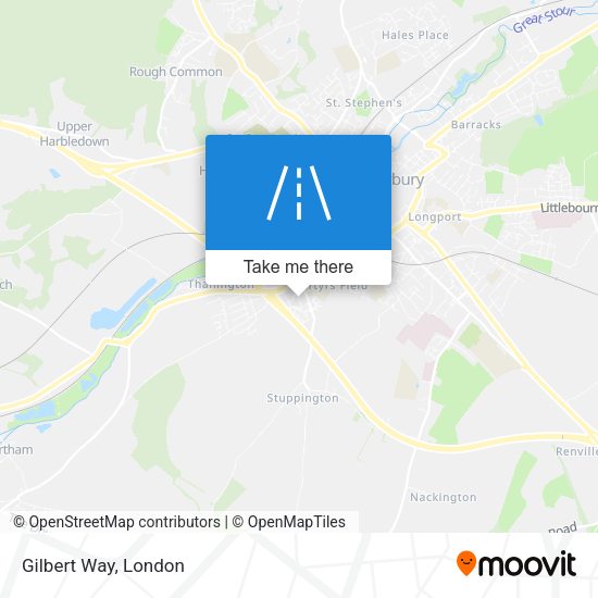 Gilbert Way map