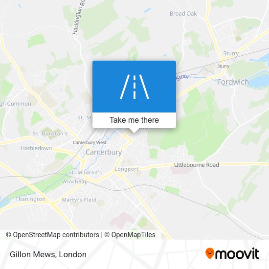 Gillon Mews map