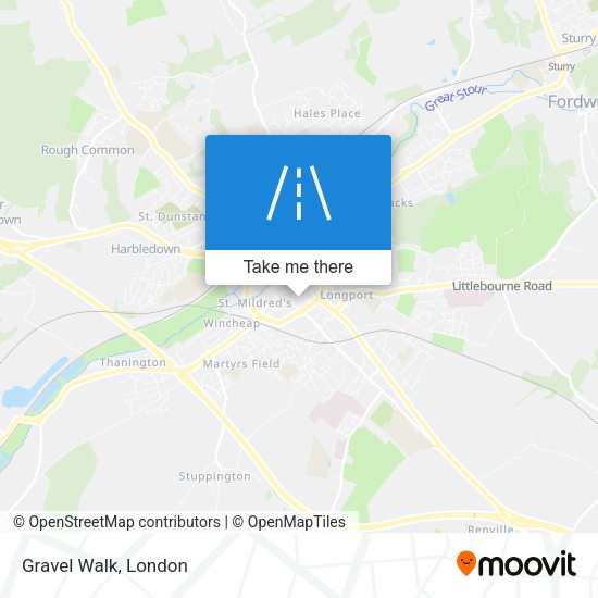 Gravel Walk map