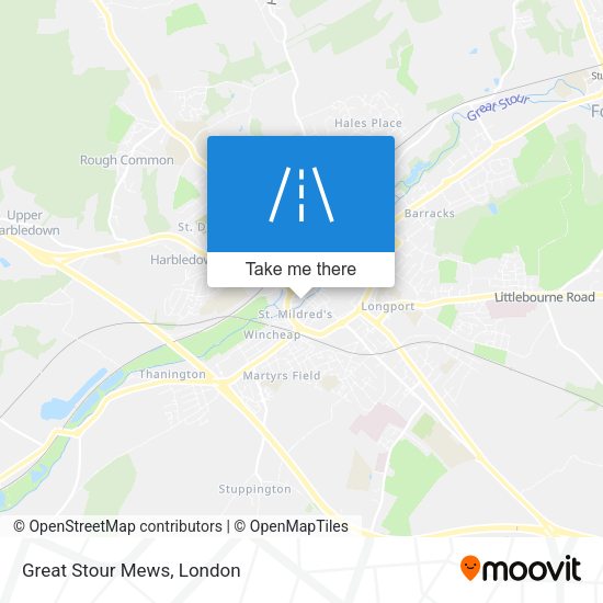 Great Stour Mews map