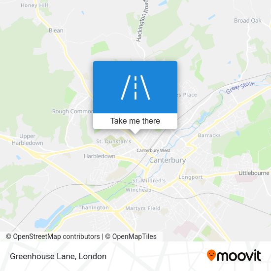 Greenhouse Lane map