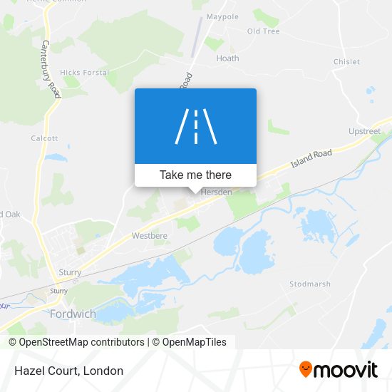 Hazel Court map