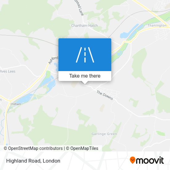Highland Road map