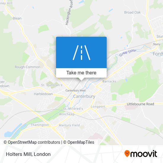 Holters Mill map