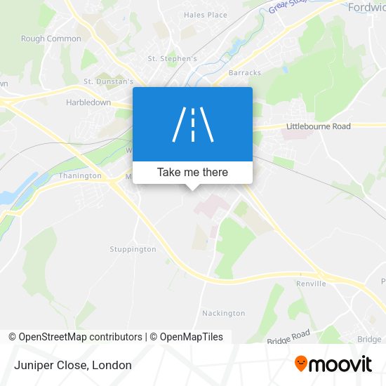 Juniper Close map