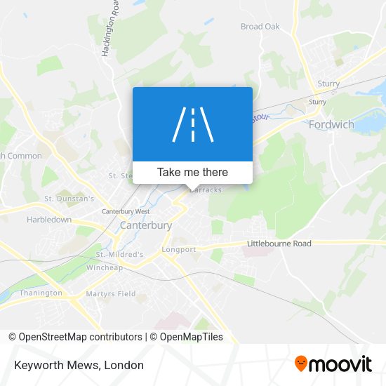 Keyworth Mews map